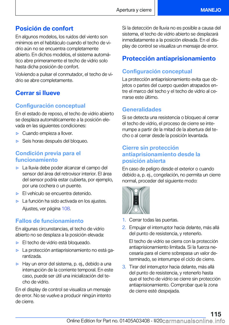 BMW X6 M 2020  Manuales de Empleo (in Spanish) �P�o�s�i�c�i�
