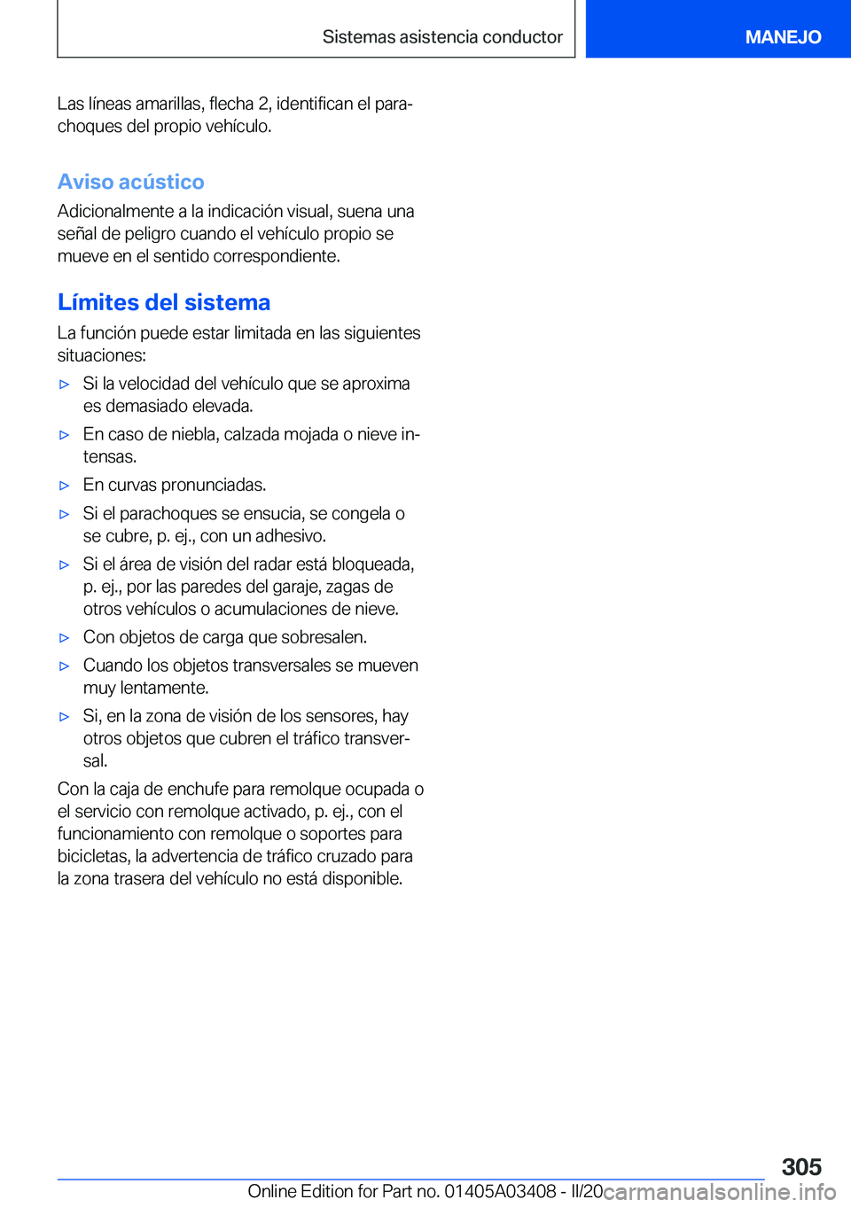 BMW X6 M 2020  Manuales de Empleo (in Spanish) �L�a�s��l�
