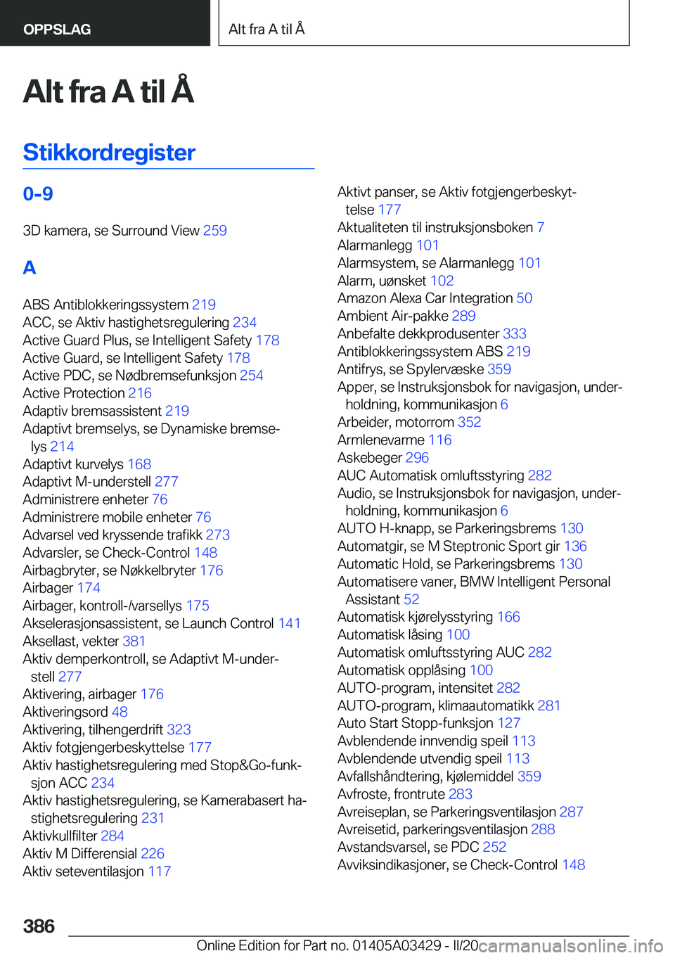 BMW X6 M 2020  InstruksjonsbØker (in Norwegian) �A�l�t��f�r�a��A��t�i�l��