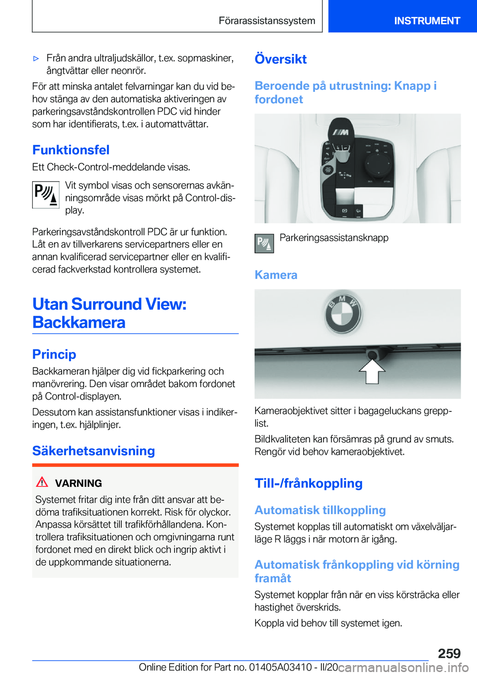 BMW X6 M 2020  InstruktionsbÖcker (in Swedish) 'x�F�r�å�n��a�n�d�r�a��u�l�t�r�a�l�j�u�d�s�k�ä�l�l�o�r�,��t�.�e�x�.��s�o�p�m�a�s�k�i�n�e�r�,
�å�n�g�t�v�ä�t�t�a�r��e�l�l�e�r��n�e�o�n�r�