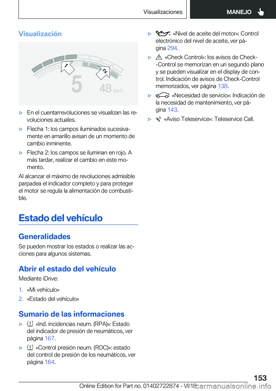 BMW X6 M 2019  Manuales de Empleo (in Spanish) �V�i�s�u�a�l�i�z�a�c�i�