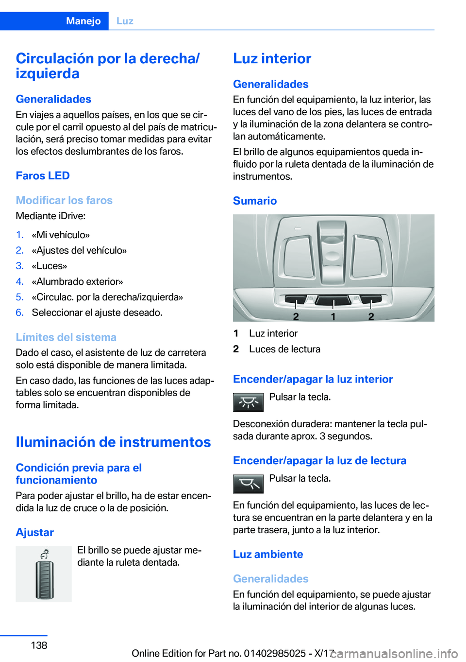 BMW X6 M 2018  Manuales de Empleo (in Spanish) �C�i�r�c�u�l�a�c�i�
