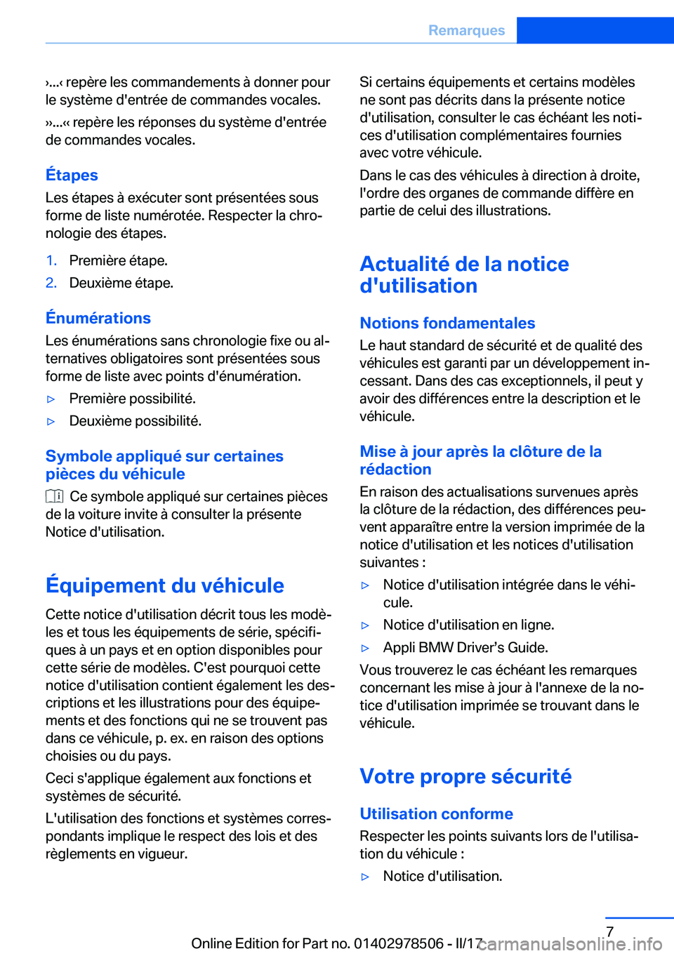 BMW X6 M 2017  Notices Demploi (in French) 