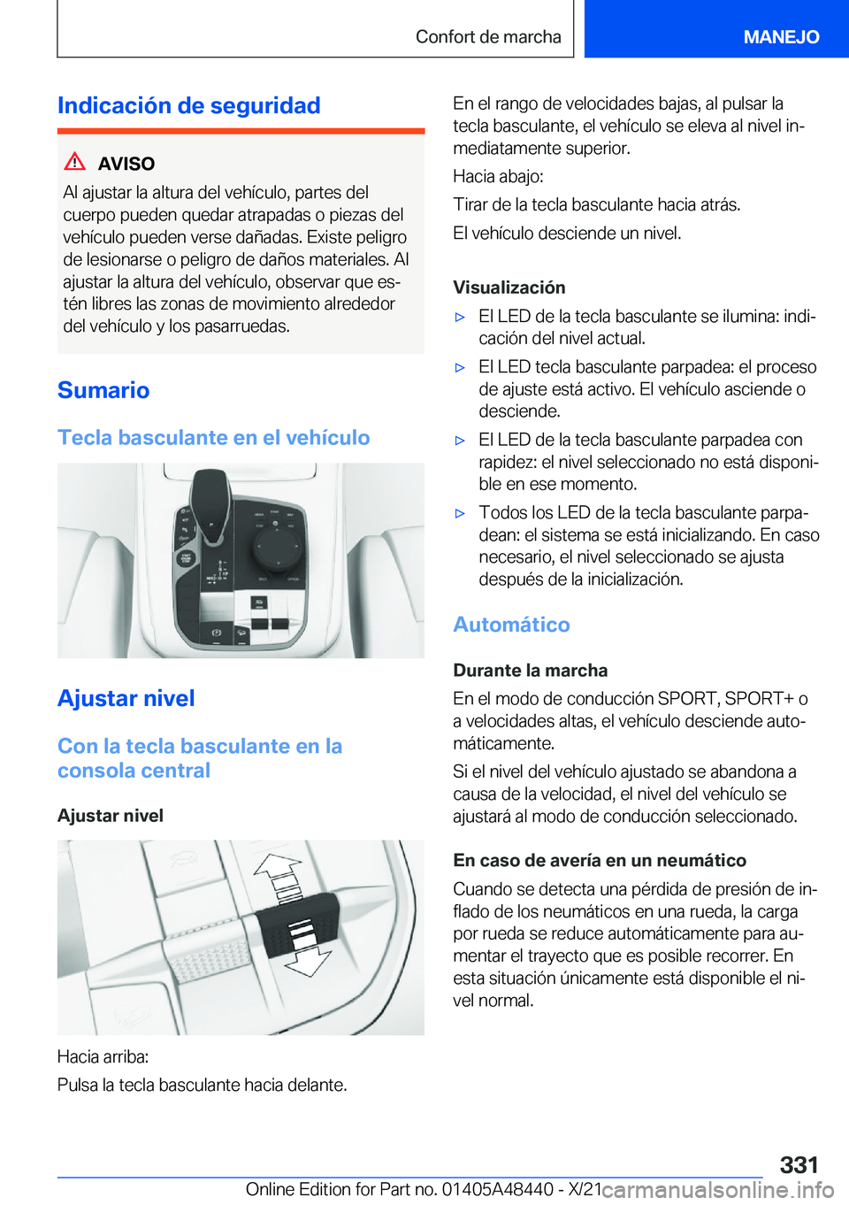 BMW X7 2022  Manuales de Empleo (in Spanish) �I�n�d�i�c�a�c�i�