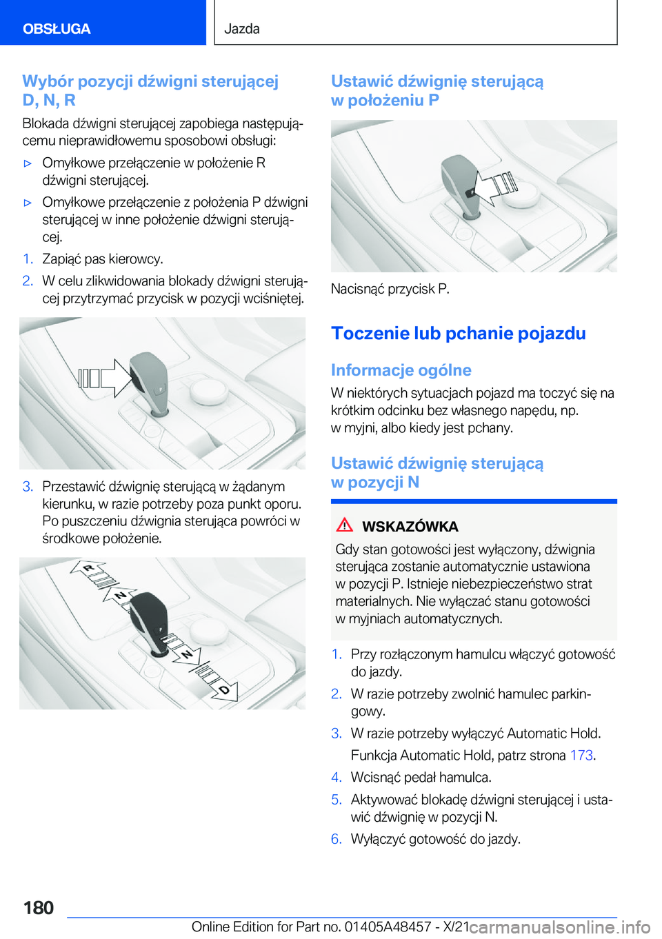 BMW X7 2022  Instrukcja obsługi (in Polish) �W�y�b�