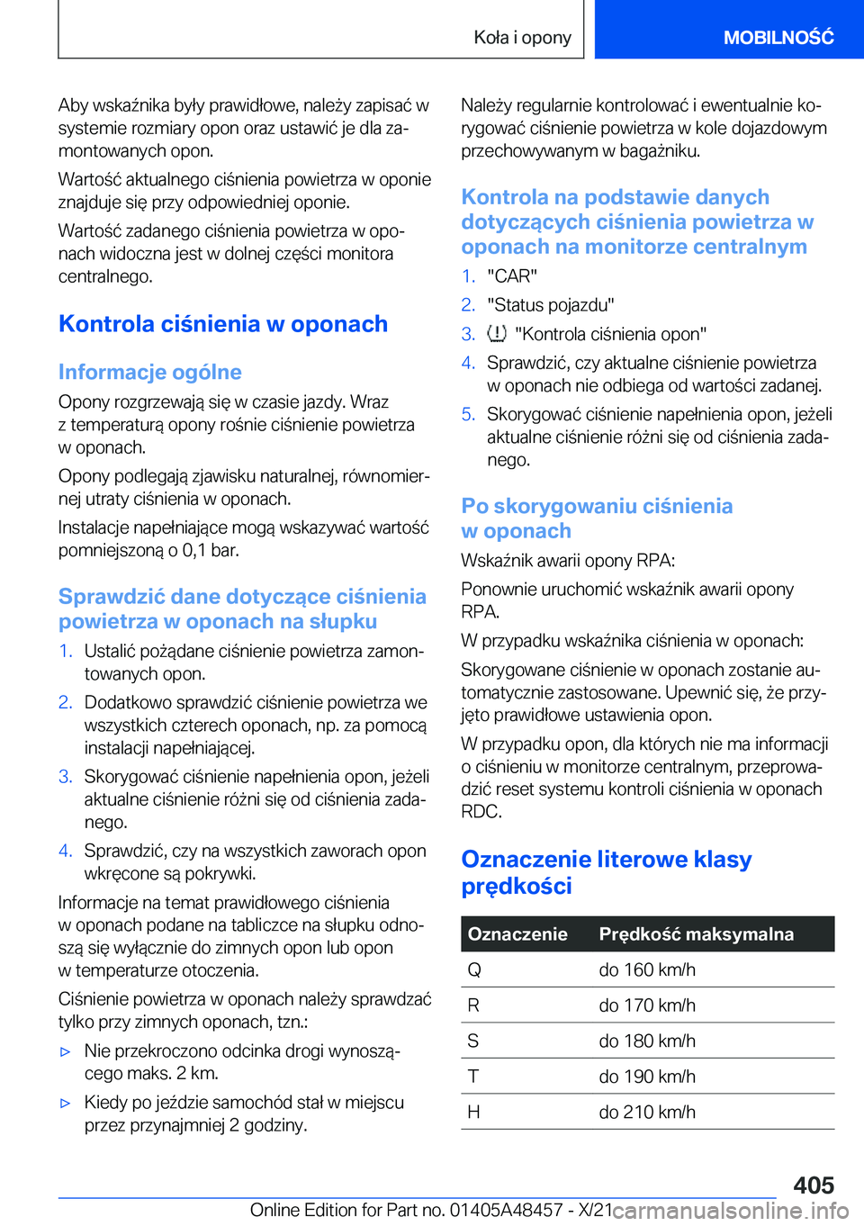BMW X7 2022  Instrukcja obsługi (in Polish) �A�b�y��w�s�k�a7�n�i�k�a��b�y�ł�y��p�r�a�w�i�d�ł�o�w�e�,��n�a�l�e9�y��z�a�p�i�s�a�