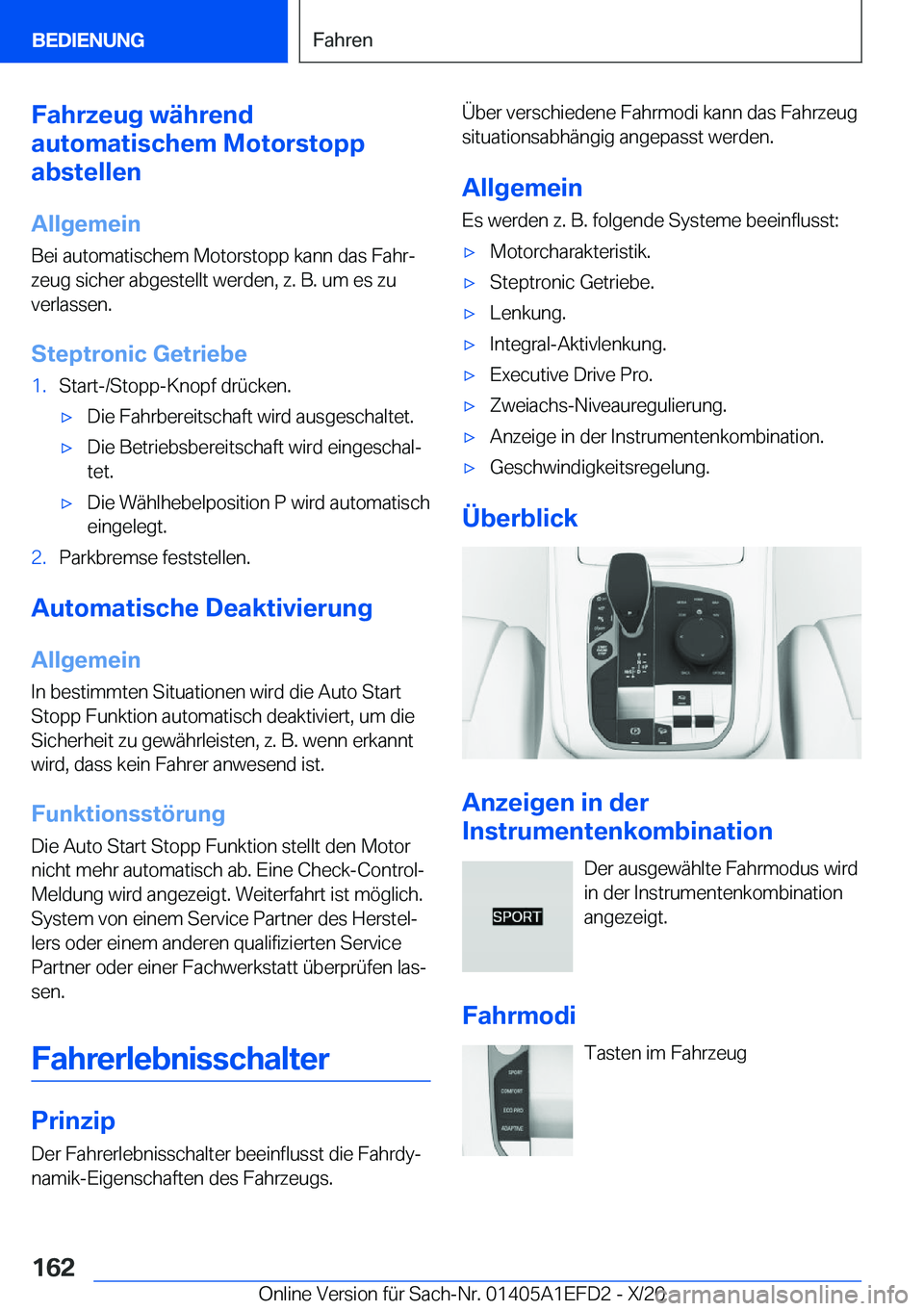 BMW X7 2021  Betriebsanleitungen (in German) �F�a�h�r�z�e�u�g��w�