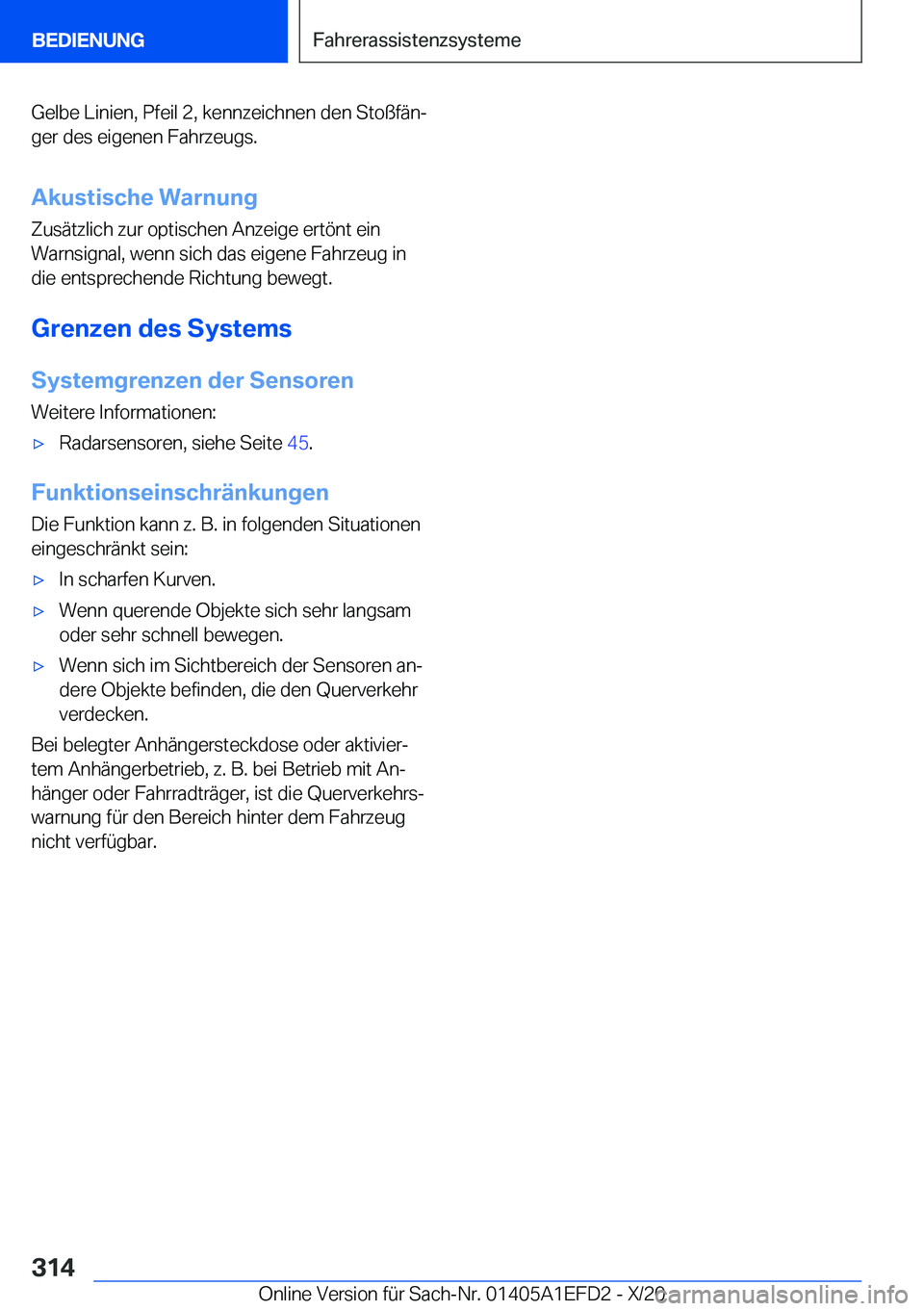 BMW X7 2021  Betriebsanleitungen (in German) �G�e�l�b�e��L�i�n�i�e�n�,��P�f�e�i�l��2�,��k�e�n�n�z�e�i�c�h�n�e�n��d�e�n��S�t�o�