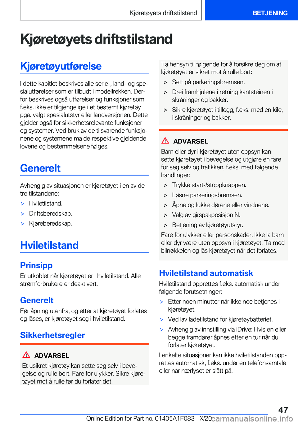 BMW X7 2021  InstruksjonsbØker (in Norwegian) �K�j�
