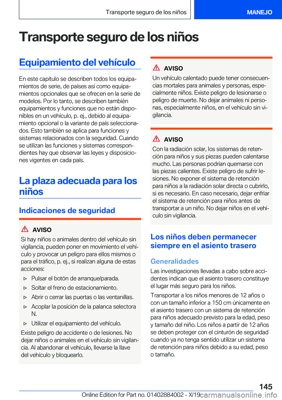 BMW X7 2020  Manuales de Empleo (in Spanish) �T�r�a�n�s�p�o�r�t�e��s�e�g�u�r�o��d�e��l�o�s��n�i�