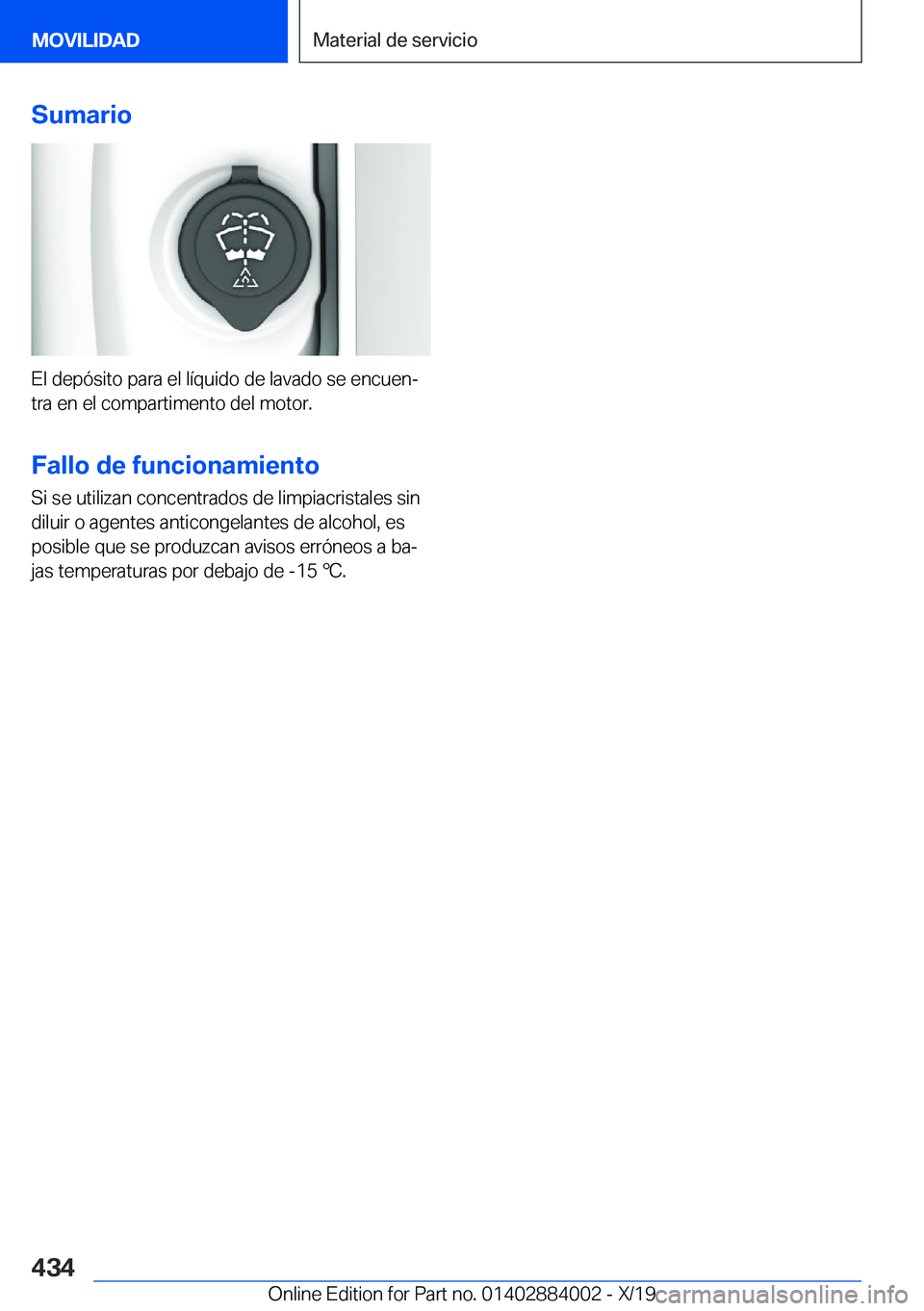 BMW X7 2020  Manuales de Empleo (in Spanish) �S�u�m�a�r�i�o
�E�l��d�e�p�