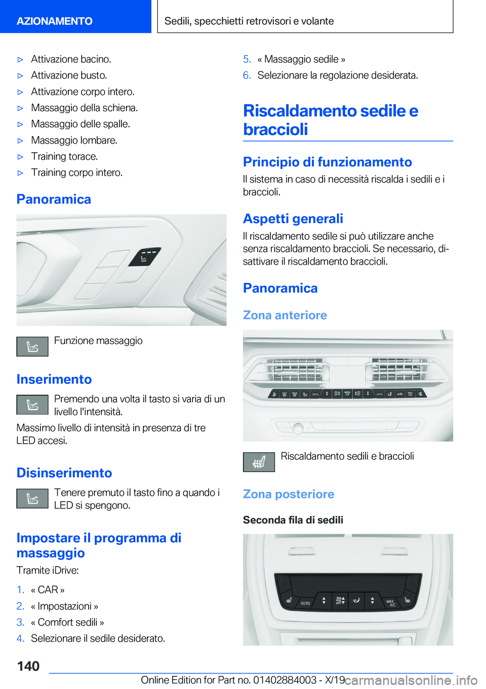BMW X7 2020  Libretti Di Uso E manutenzione (in Italian) 'x�A�t�t�i�v�a�z�i�o�n�e��b�a�c�i�n�o�.'x�A�t�t�i�v�a�z�i�o�n�e��b�u�s�t�o�.'x�A�t�t�i�v�a�z�i�o�n�e��c�o�r�p�o��i�n�t�e�r�o�.'x�M�a�s�s�a�g�g�i�o��d�e�l�l�a��s�c�h�i�e�n�a�.'