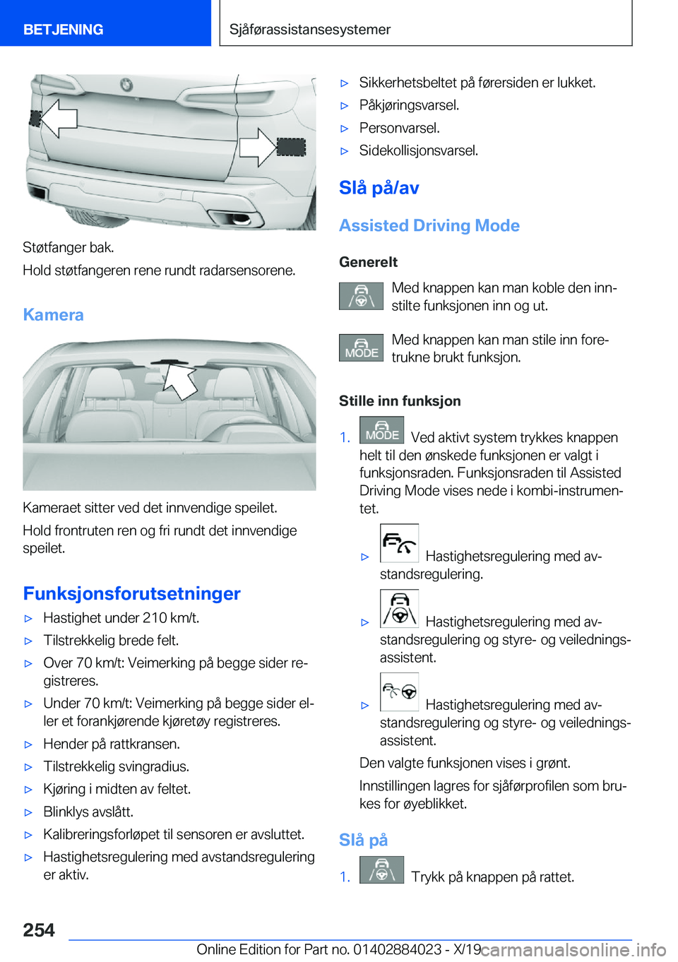 BMW X7 2020  InstruksjonsbØker (in Norwegian) �S�t�
