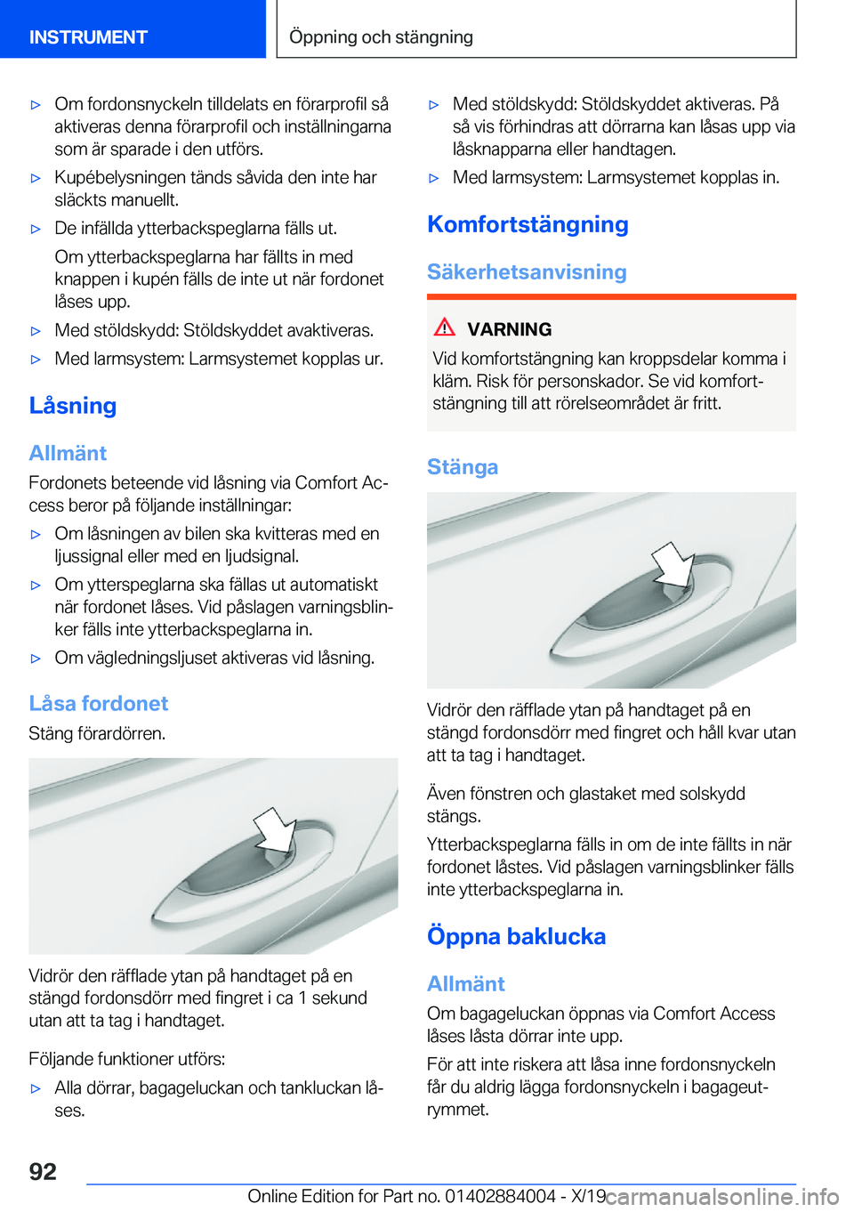 BMW X7 2020  InstruktionsbÖcker (in Swedish) 'x�O�m��f�o�r�d�o�n�s�n�y�c�k�e�l�n��t�i�l�l�d�e�l�a�t�s��e�n��f�