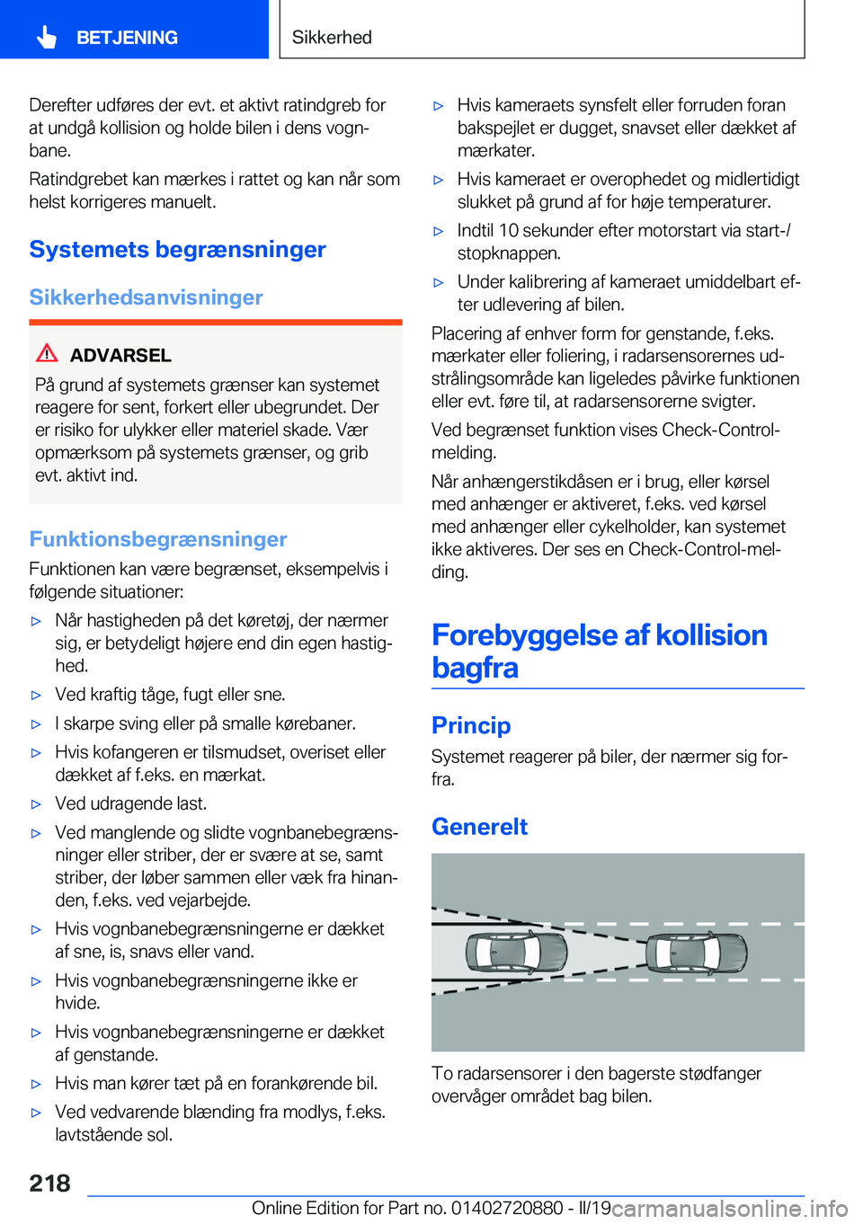 BMW X7 2019  InstruktionsbØger (in Danish) �D�e�r�e�f�t�e�r��u�d�f�