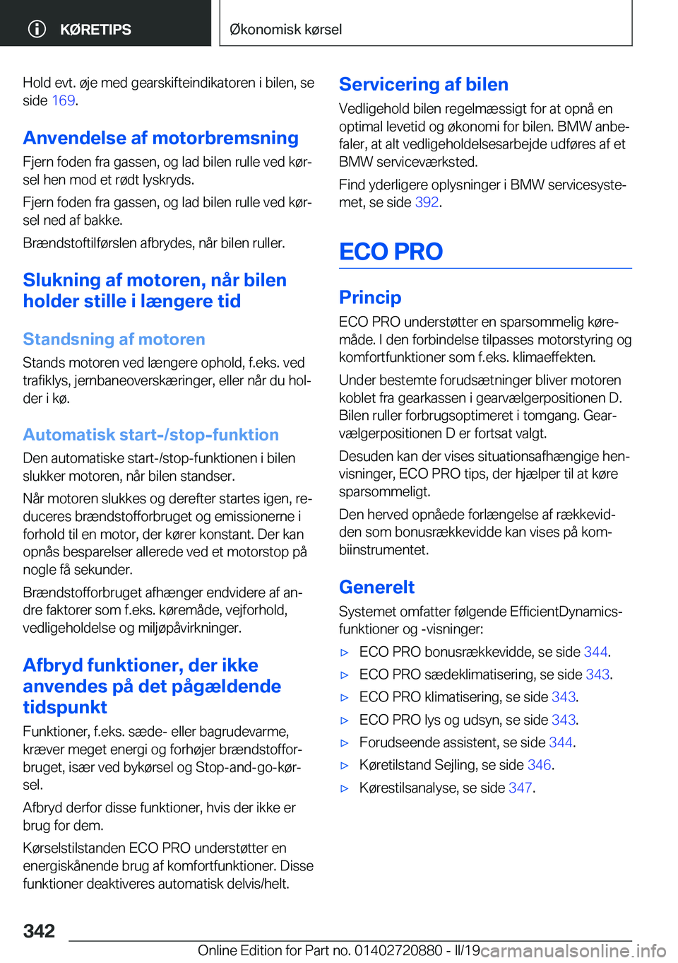 BMW X7 2019  InstruktionsbØger (in Danish) �H�o�l�d��e�v�t�.��