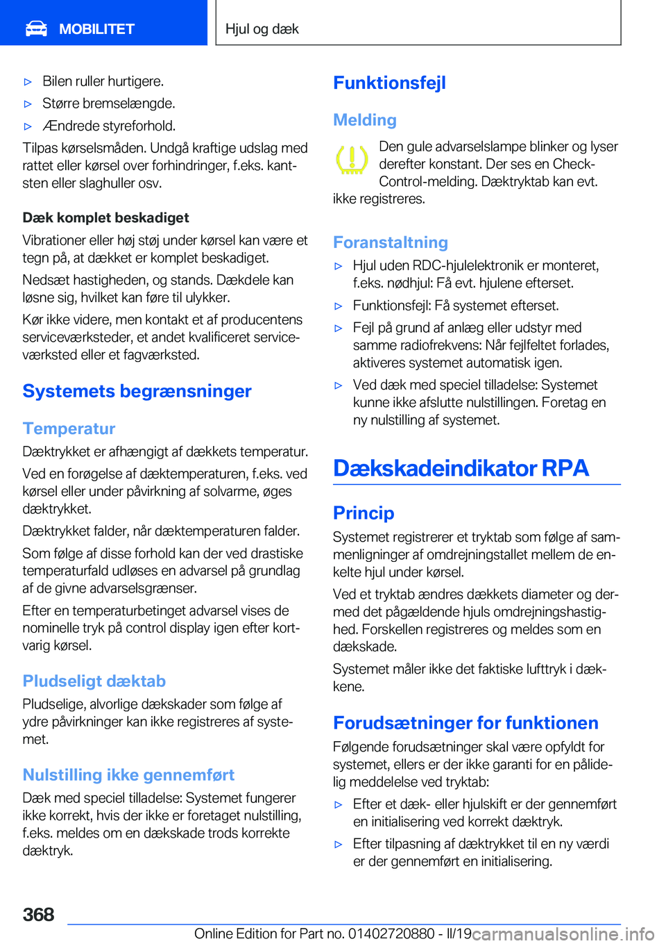 BMW X7 2019  InstruktionsbØger (in Danish) 'x�B�i�l�e�n��r�u�l�l�e�r��h�u�r�t�i�g�e�r�e�.'x�S�t�
