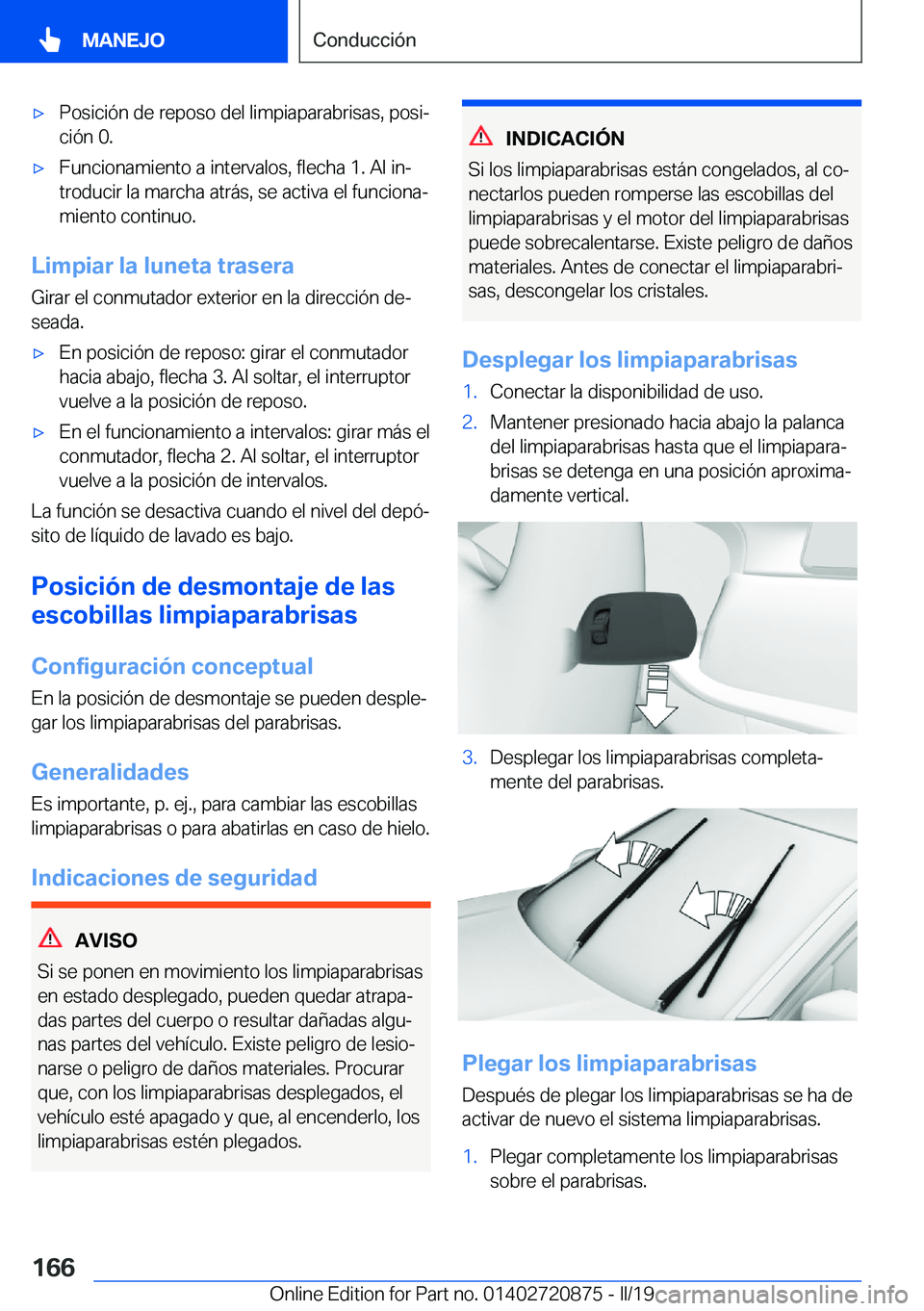 BMW X7 2019  Manuales de Empleo (in Spanish) x�P�o�s�i�c�i�