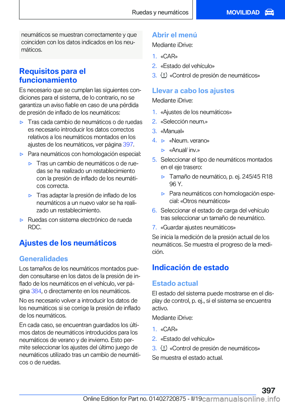 BMW X7 2019  Manuales de Empleo (in Spanish) �n�e�u�m�