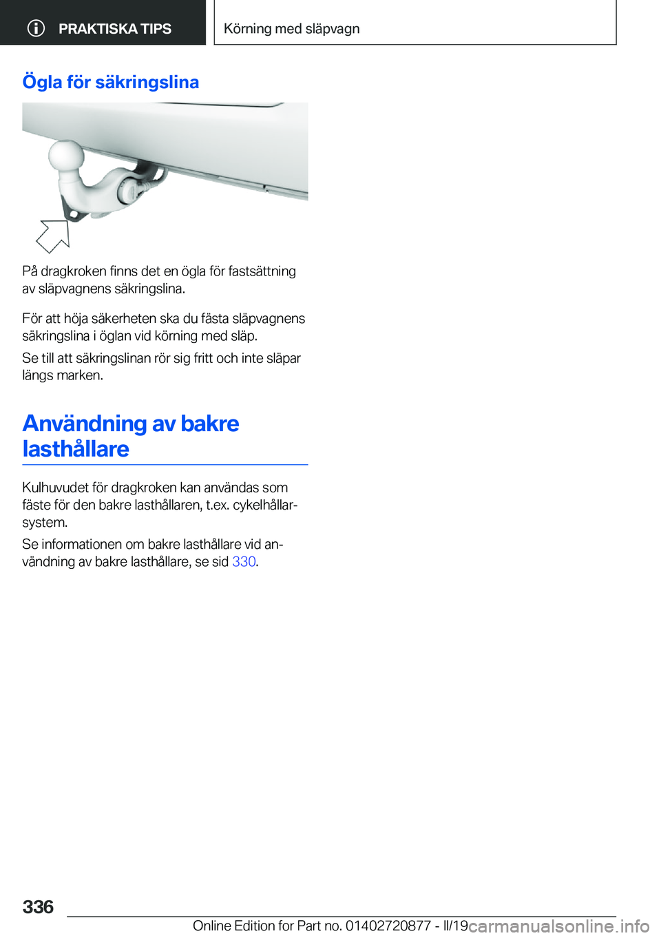 BMW X7 2019  InstruktionsbÖcker (in Swedish) �