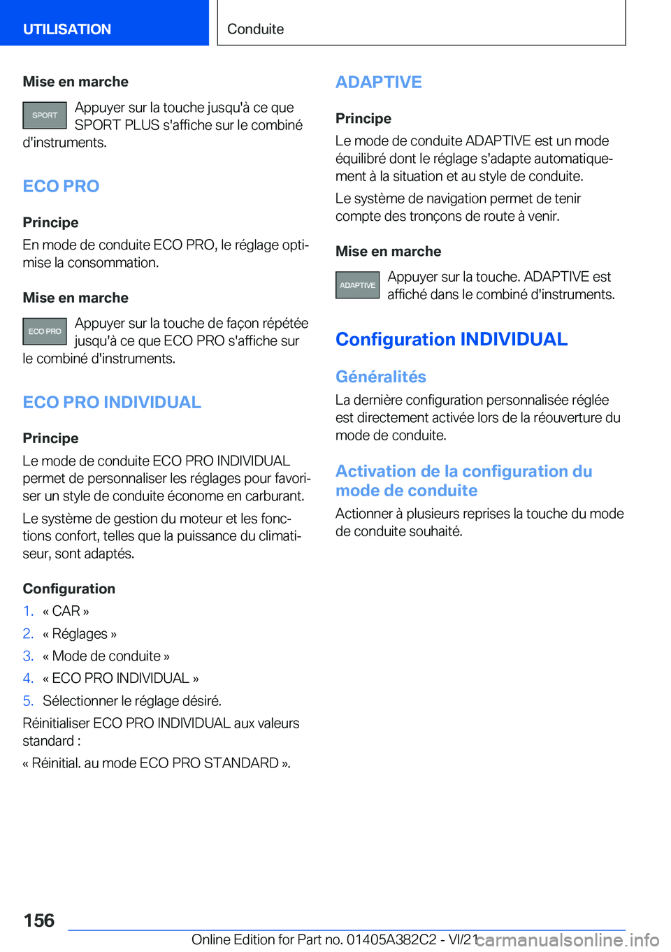 BMW Z4 2022  Notices Demploi (in French) �M�i�s�e��e�n��m�a�r�c�h�e�A�p�p�u�y�e�r��s�u�r��l�a��t�o�u�c�h�e��j�u�s�q�u�'�