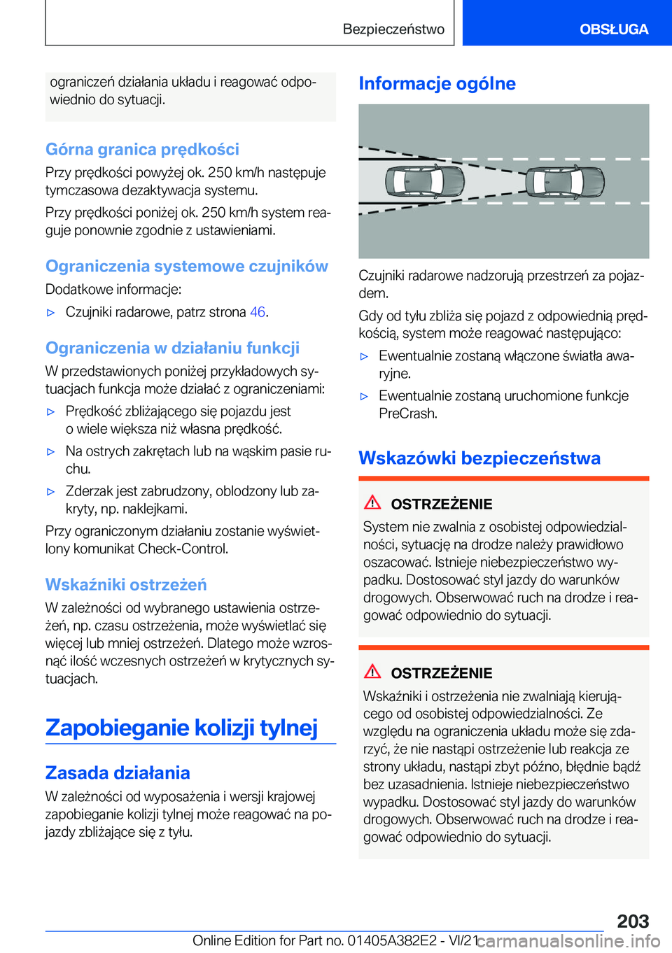BMW Z4 2022  Instrukcja obsługi (in Polish) �o�g�r�a�n�i�c�z�e�