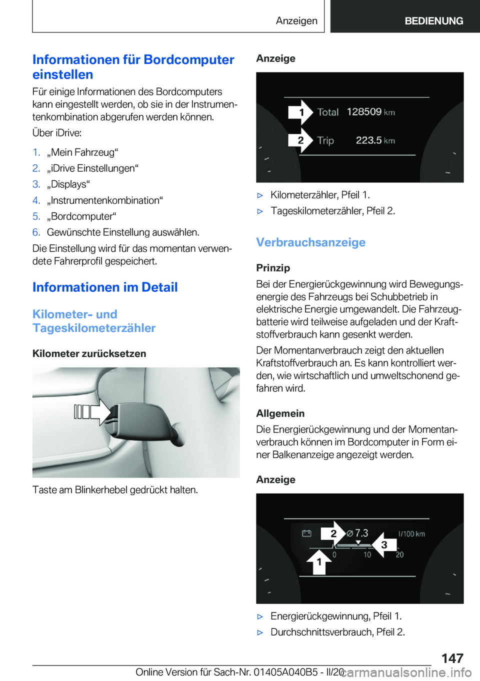 BMW Z4 2020  Betriebsanleitungen (in German) �I�n�f�o�r�m�a�t�i�o�n�e�n��f�