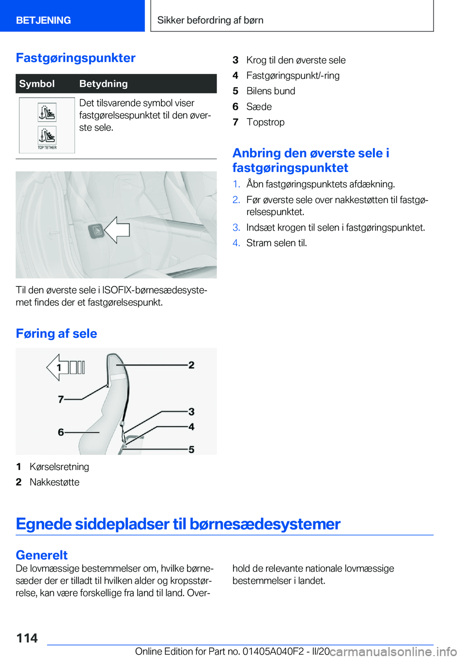 BMW Z4 2020  InstruktionsbØger (in Danish) �F�a�s�t�g�