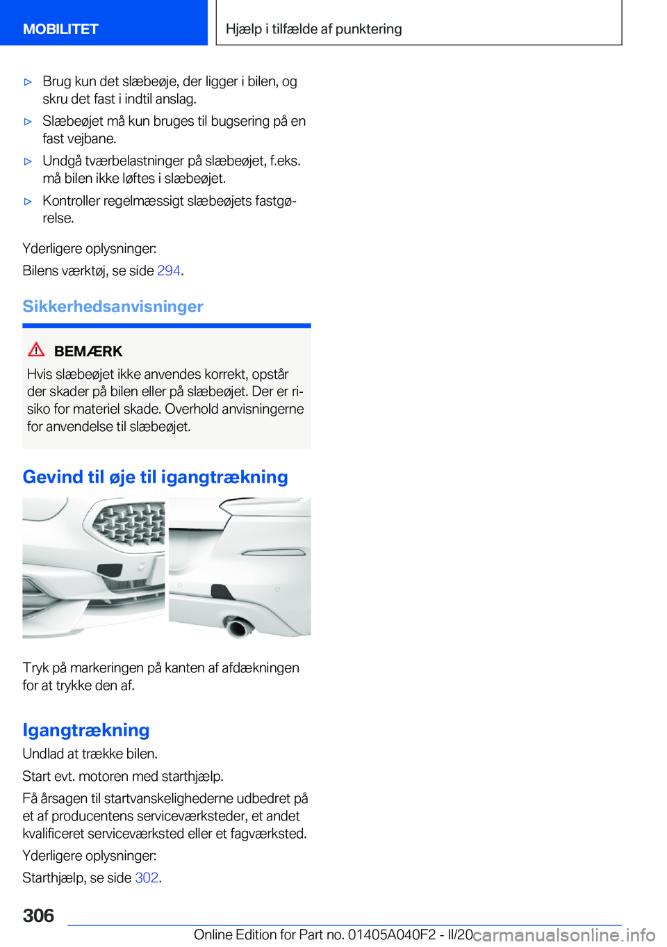 BMW Z4 2020  InstruktionsbØger (in Danish) 'x�B�r�u�g��k�u�n��d�e�t��s�l�æ�b�e�
