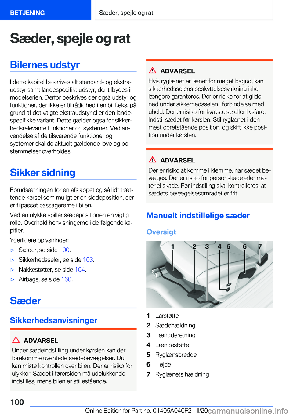 BMW Z4 2020  InstruktionsbØger (in Danish) �S�æ�d�e�r�,��s�p�e�j�l�e��o�g��r�a�t�B�i�l�e�r�n�e�s��u�d�s�t�y�r
�I��d�e�t�t�e��k�a�p�i�t�e�l��b�e�s�k�r�i�v�e�s��a�l�t��s�t�a�n�d�a�r�d�-��o�g��e�k�s�t�r�aj
�u�d�s�t�y�r��s�a�m�t��l�