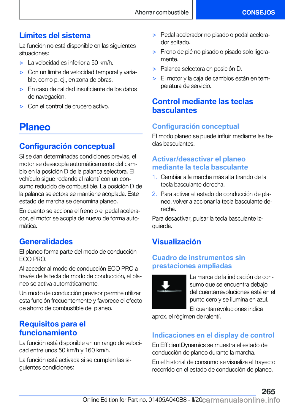 BMW Z4 2020  Manuales de Empleo (in Spanish) �L�