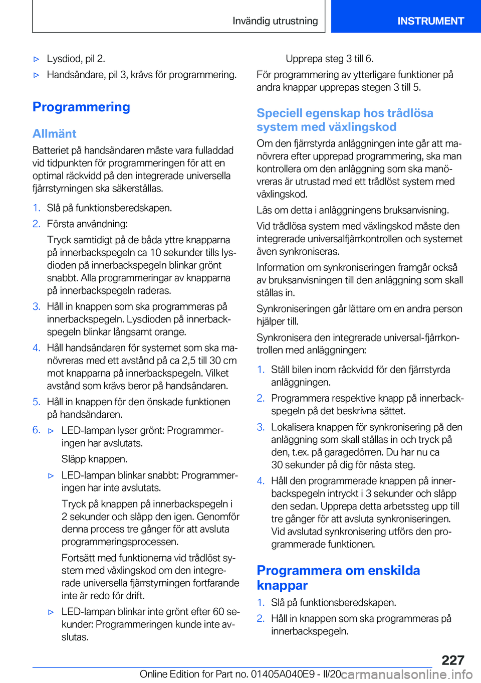 BMW Z4 2020  InstruktionsbÖcker (in Swedish) 'x�L�y�s�d�i�o�d�,��p�i�l��2�.'x�H�a�n�d�s�ä�n�d�a�r�e�,��p�i�l��3�,��k�r�ä�v�s��f�