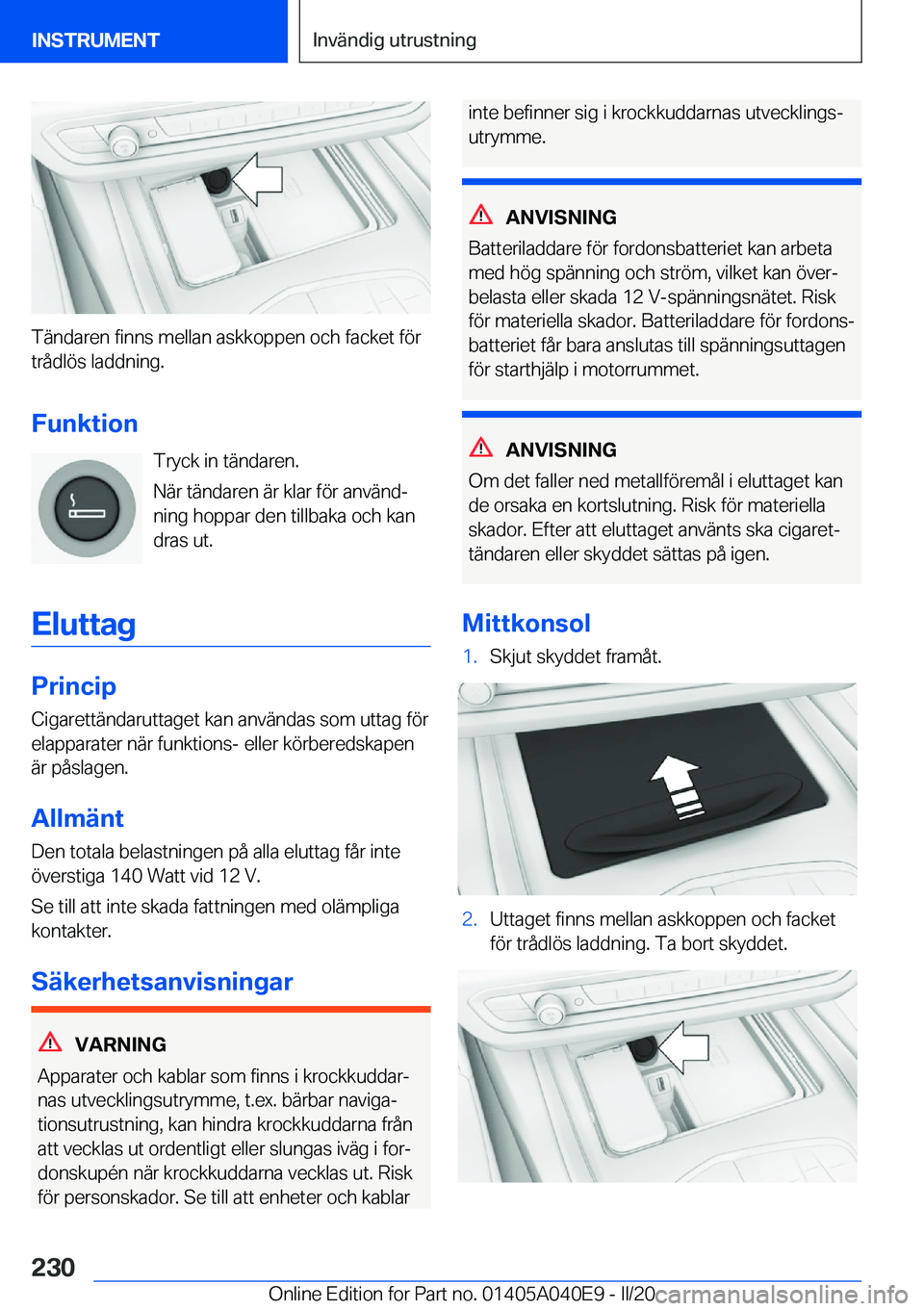 BMW Z4 2020  InstruktionsbÖcker (in Swedish) �T�ä�n�d�a�r�e�n��f�i�n�n�s��m�e�l�l�a�n��a�s�k�k�o�p�p�e�n��o�c�h��f�a�c�k�e�t��f�