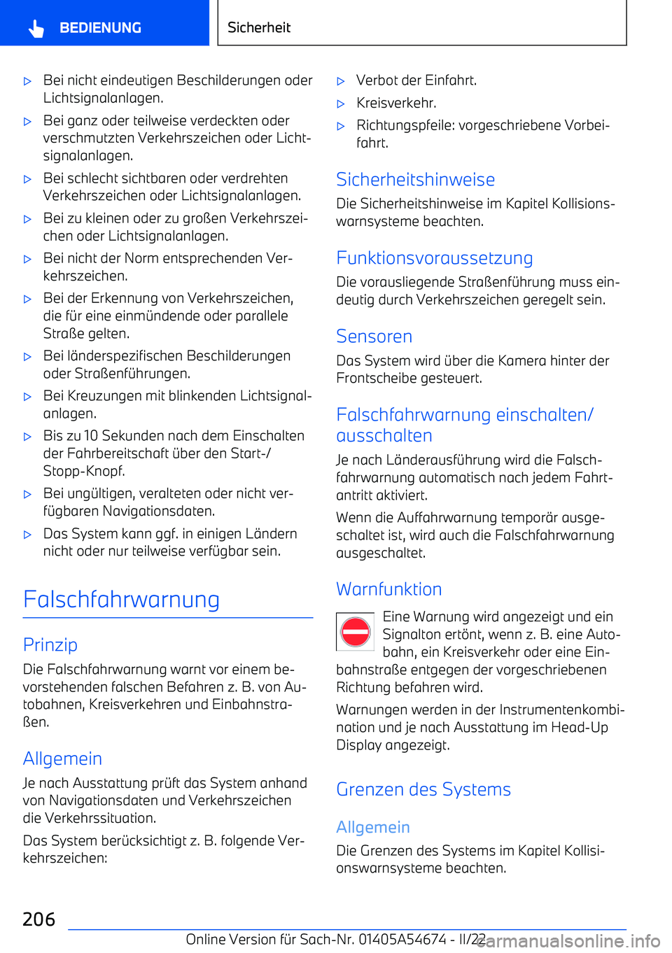 BMW I4 2022  Betriebsanleitungen (in German) 