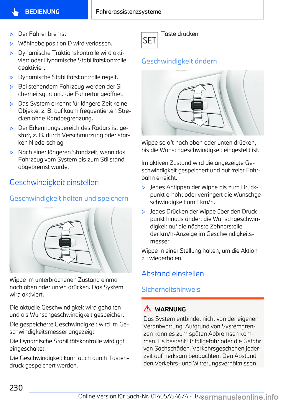 BMW I4 2022  Betriebsanleitungen (in German) 