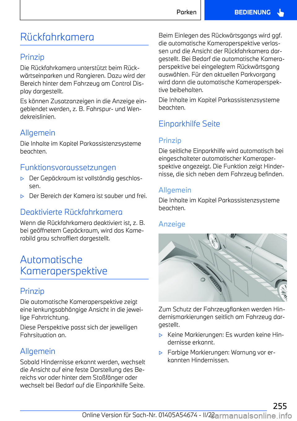 BMW I4 2022  Betriebsanleitungen (in German) R