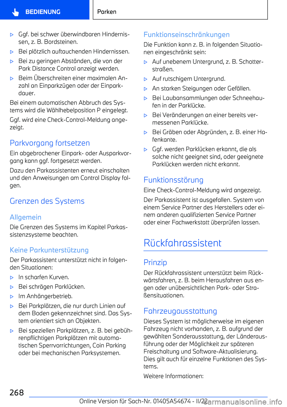 BMW I4 2022  Betriebsanleitungen (in German) 