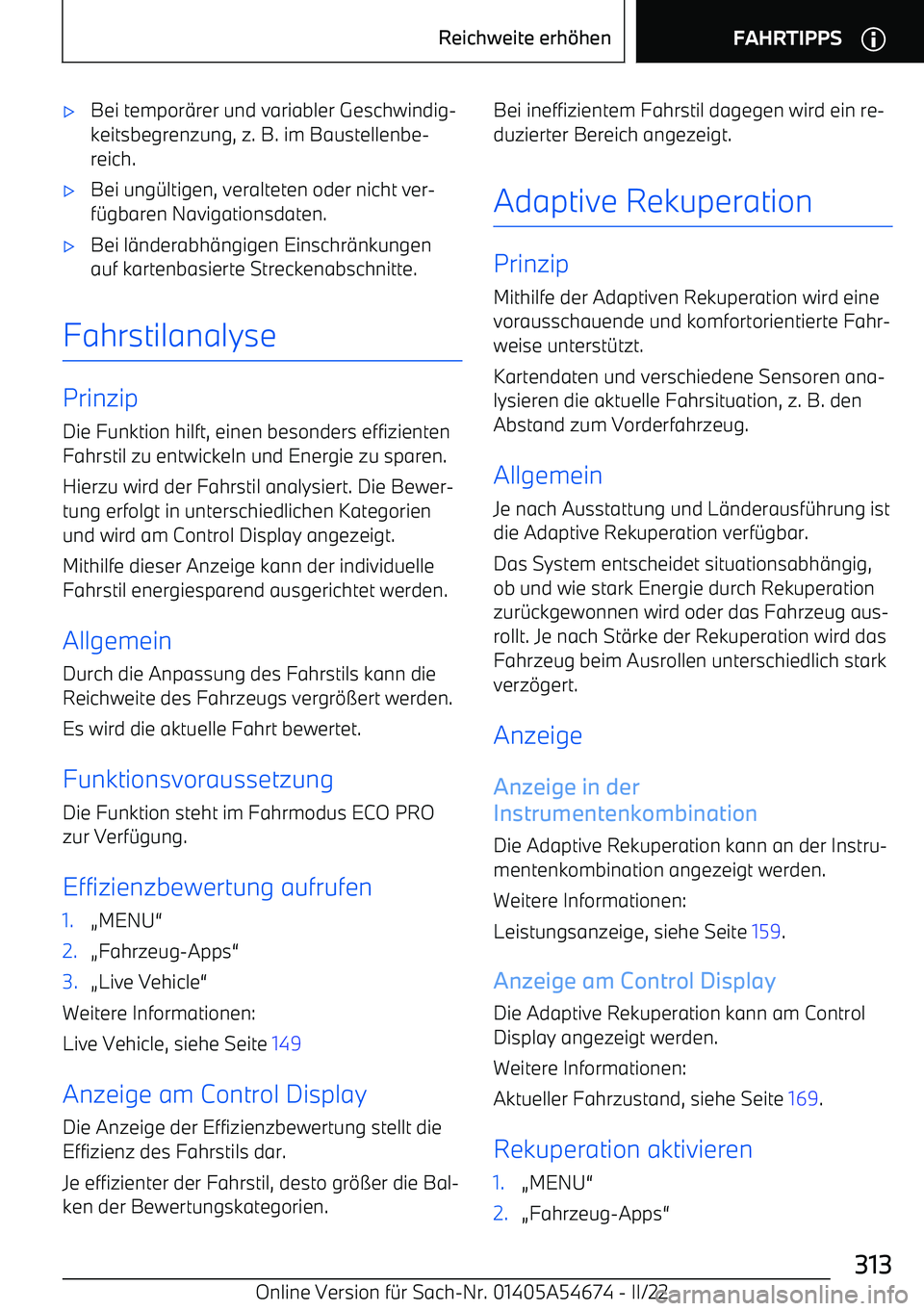 BMW I4 2022  Betriebsanleitungen (in German) 