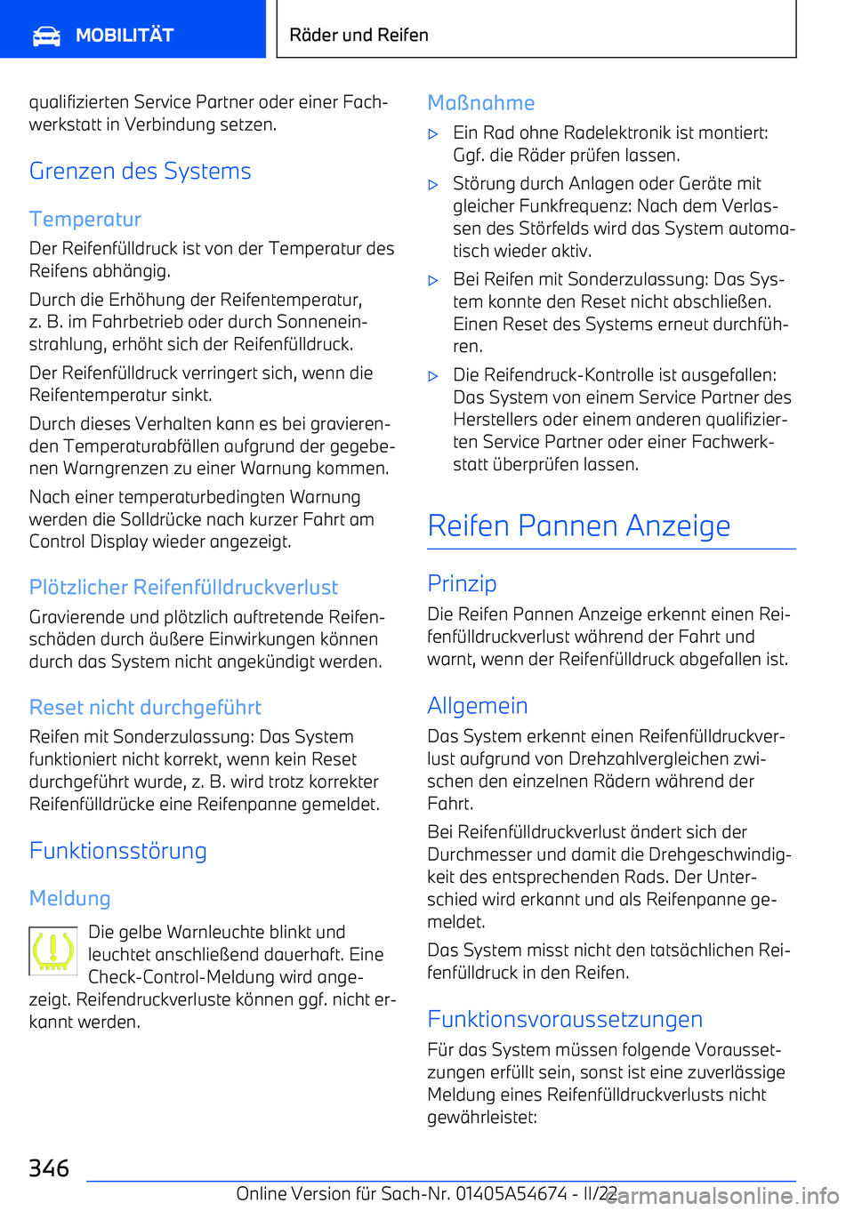 BMW I4 2022  Betriebsanleitungen (in German) qualifizierten Service Partner oder einer Fach