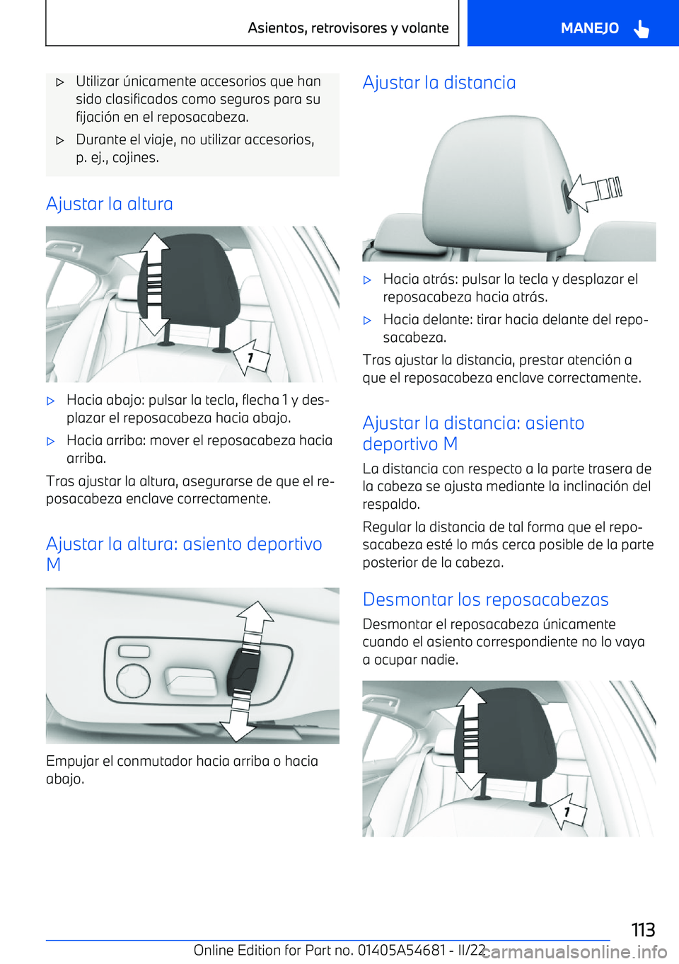 BMW I4 2022  Manuales de Empleo (in Spanish) 