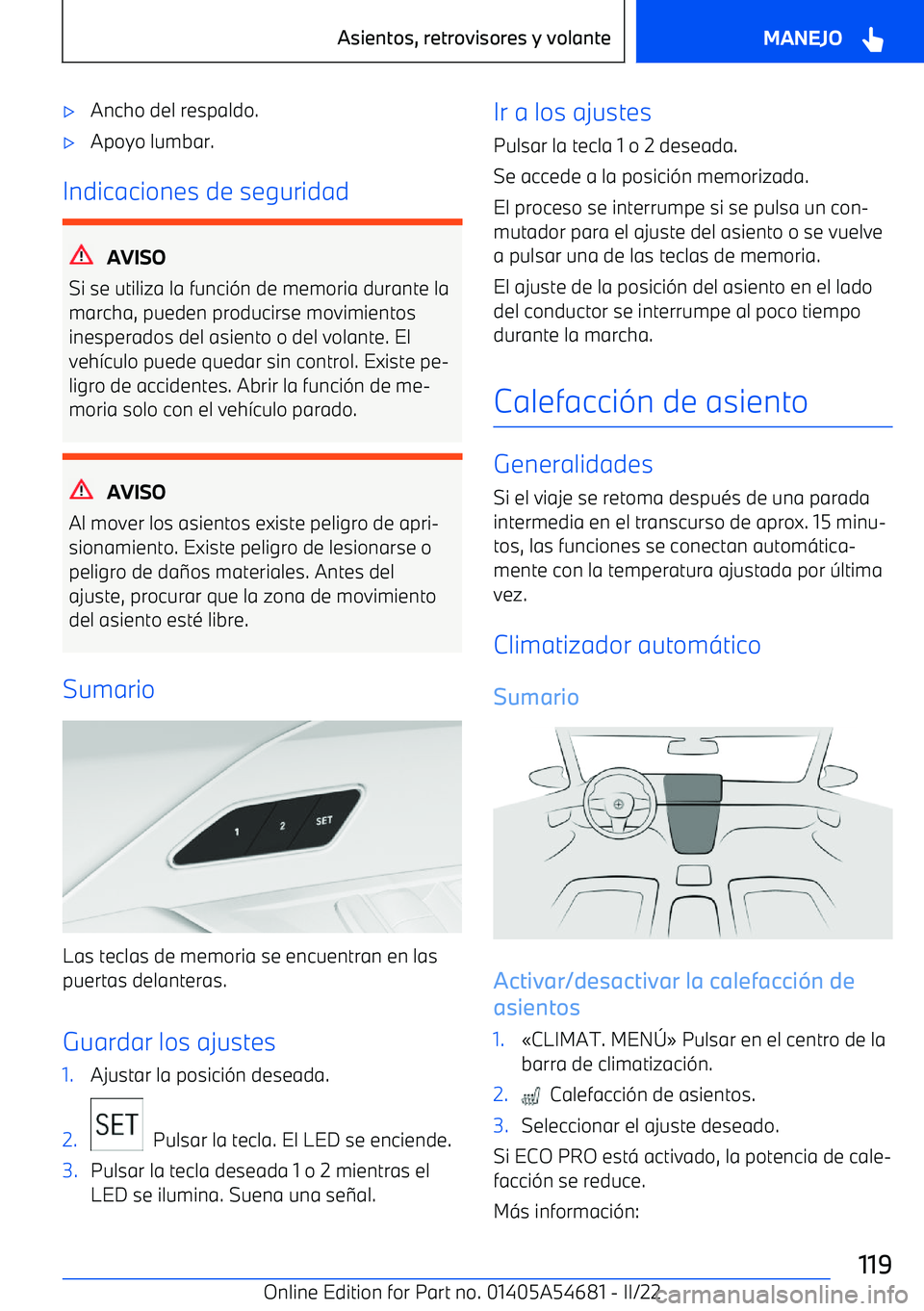 BMW I4 2022  Manuales de Empleo (in Spanish) 