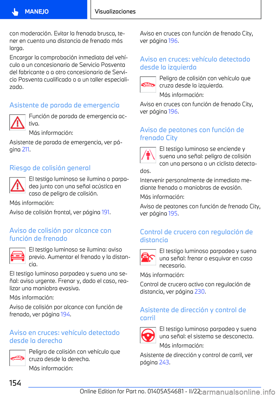 BMW I4 2022  Manuales de Empleo (in Spanish) con moderaci