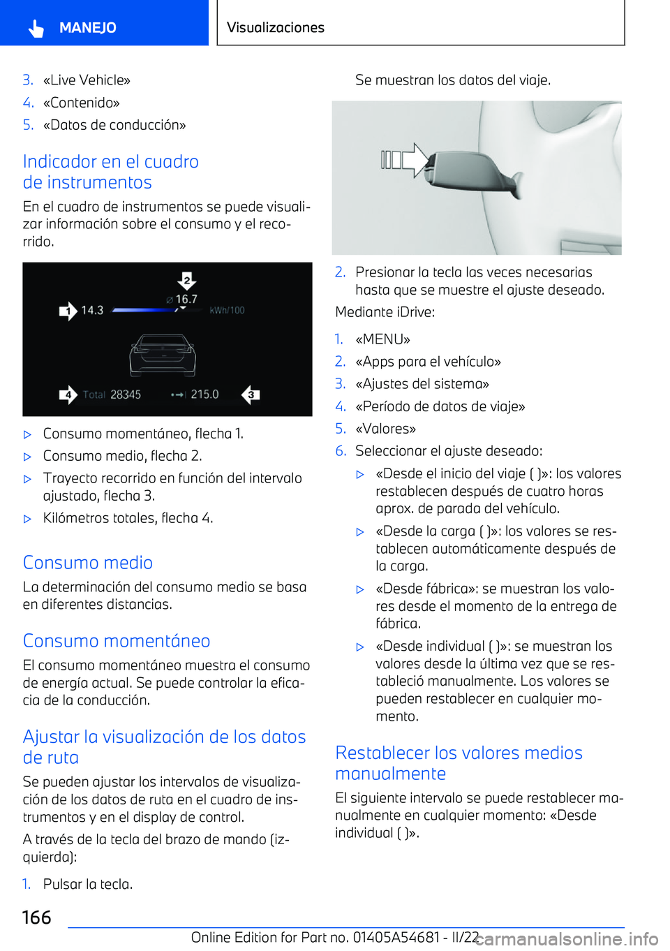 BMW I4 2022  Manuales de Empleo (in Spanish) 3.