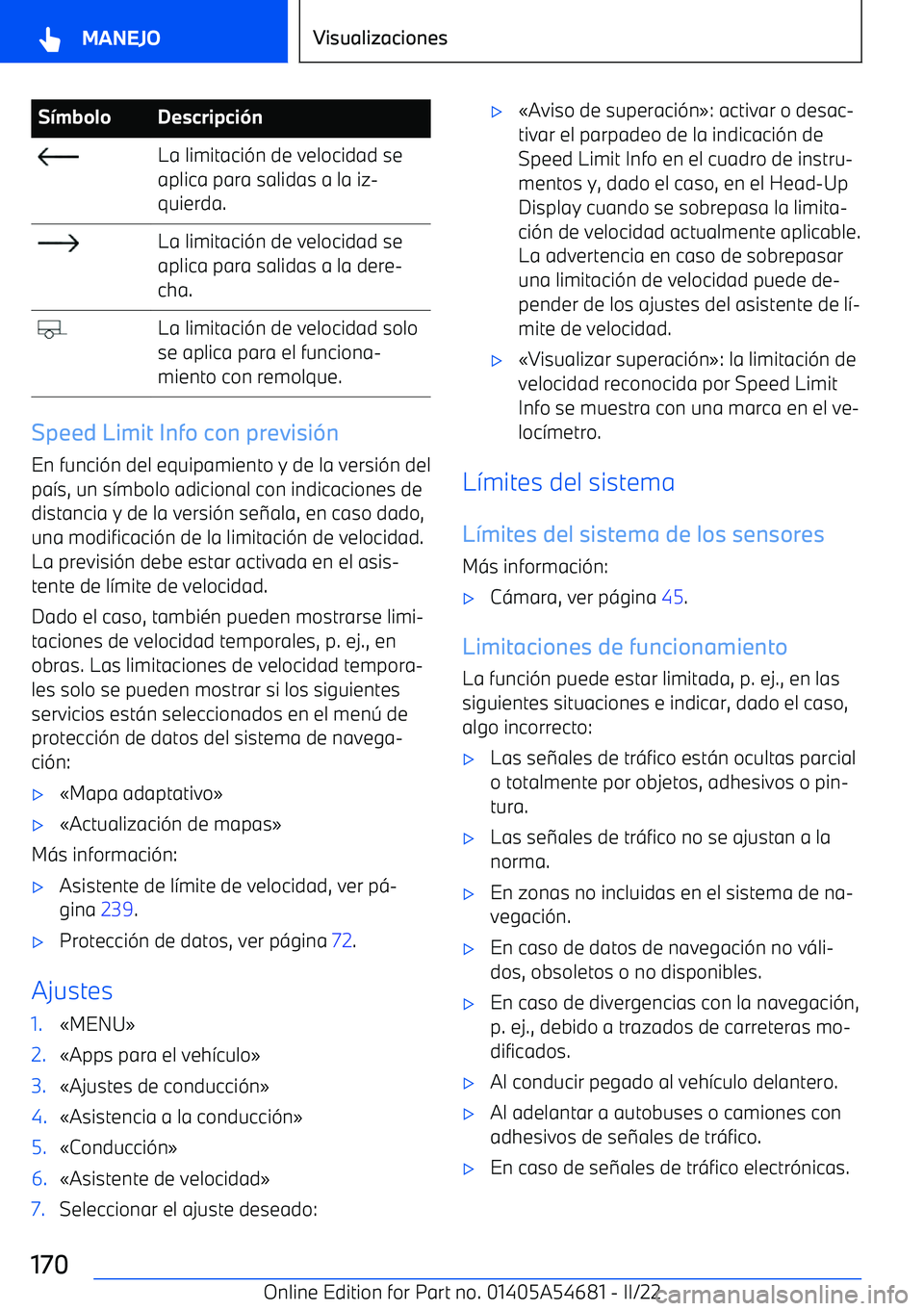 BMW I4 2022  Manuales de Empleo (in Spanish) S