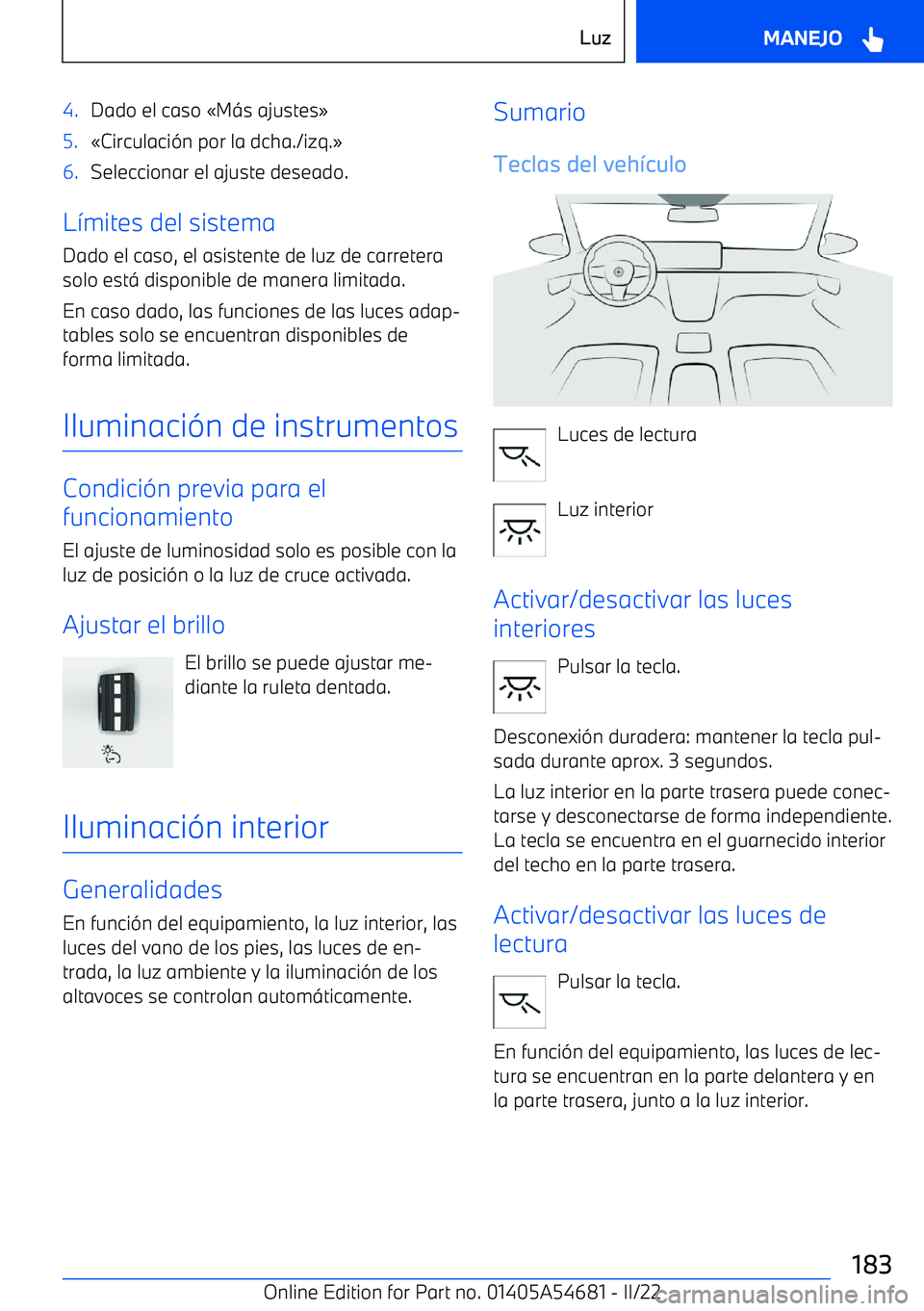 BMW I4 2022  Manuales de Empleo (in Spanish) 4.Dado el caso 