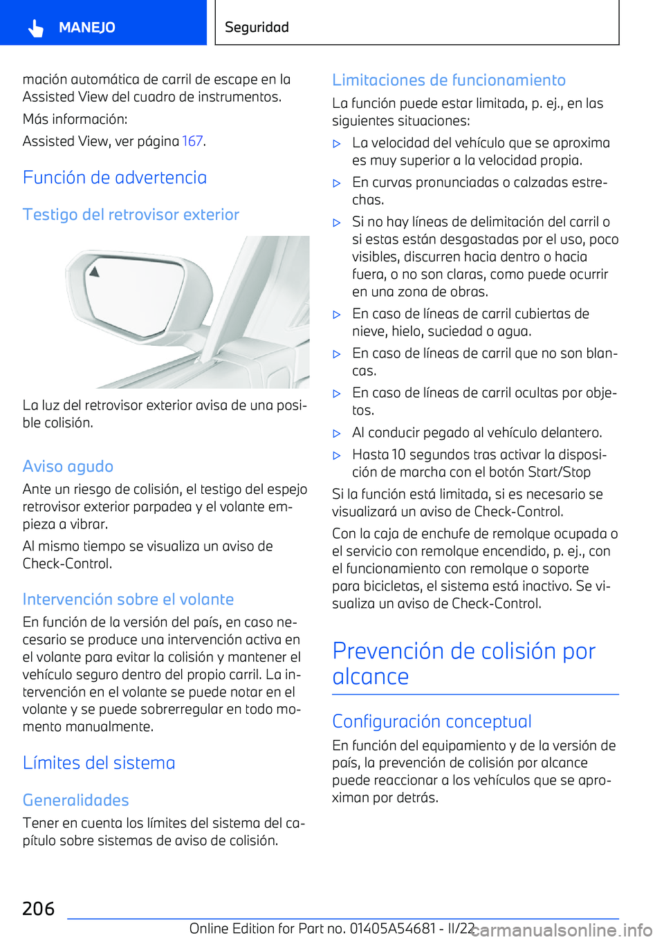 BMW I4 2022  Manuales de Empleo (in Spanish) maci