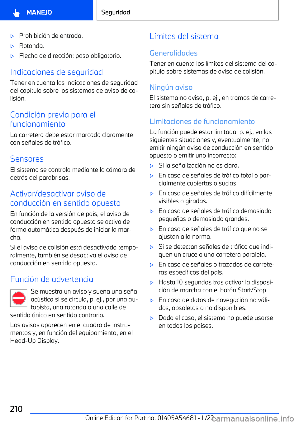 BMW I4 2022  Manuales de Empleo (in Spanish) 