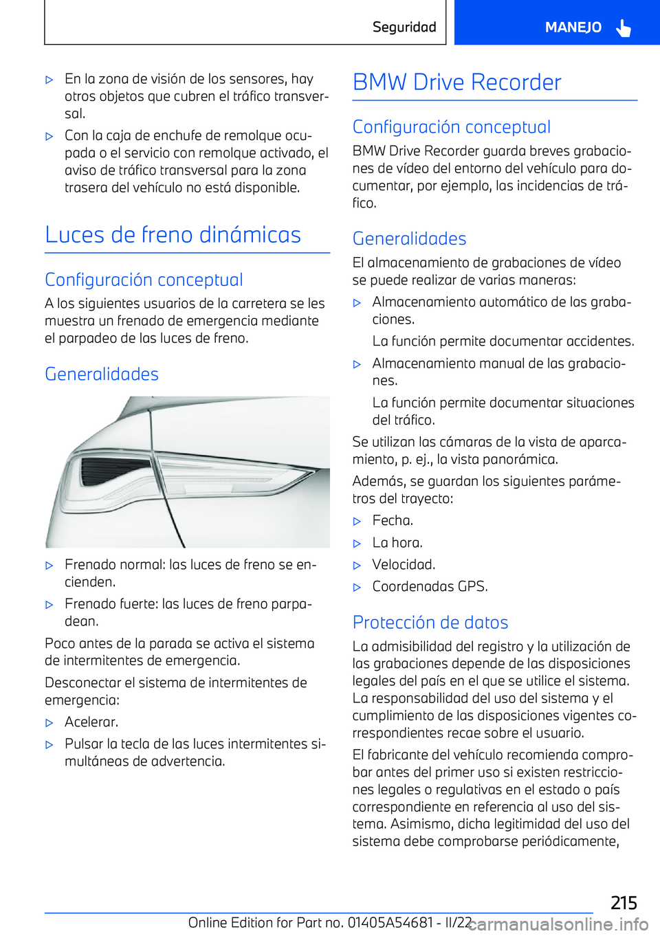 BMW I4 2022  Manuales de Empleo (in Spanish) 