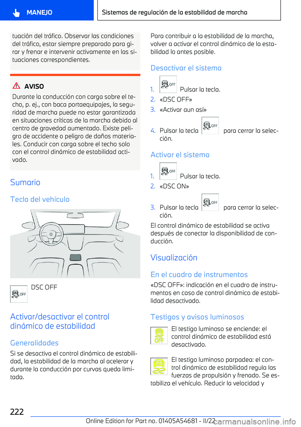 BMW I4 2022  Manuales de Empleo (in Spanish) tuaci