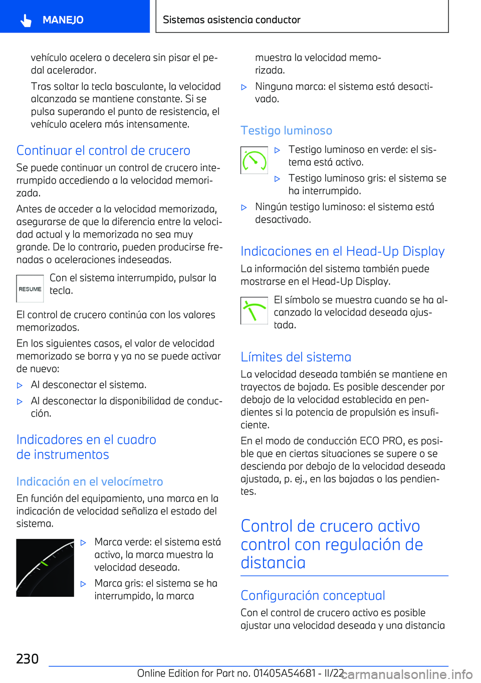 BMW I4 2022  Manuales de Empleo (in Spanish) veh